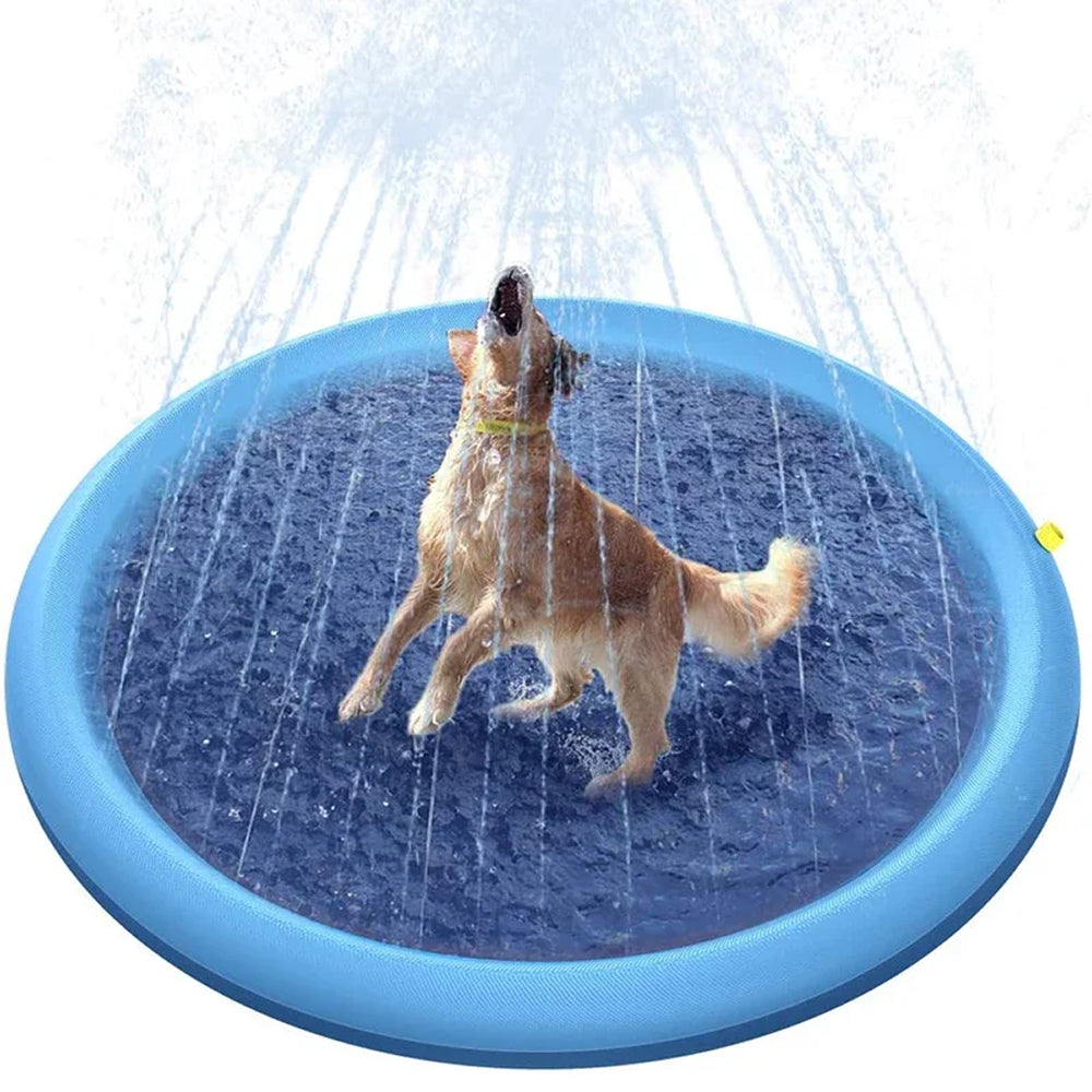 WoofiPool Dog Swimming Pool | Outdoor Sprinkler Splash Pad