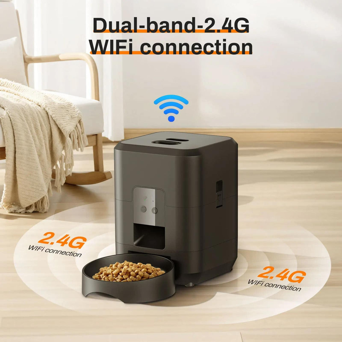 ChowiPaw Smart Automatic Pet Feeder with WiFi App Control