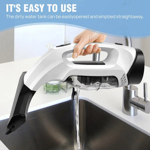 ClearVynu Cordless Window Vacuum Cleaner | Streak-Free Glass & Tile Cleaning UK