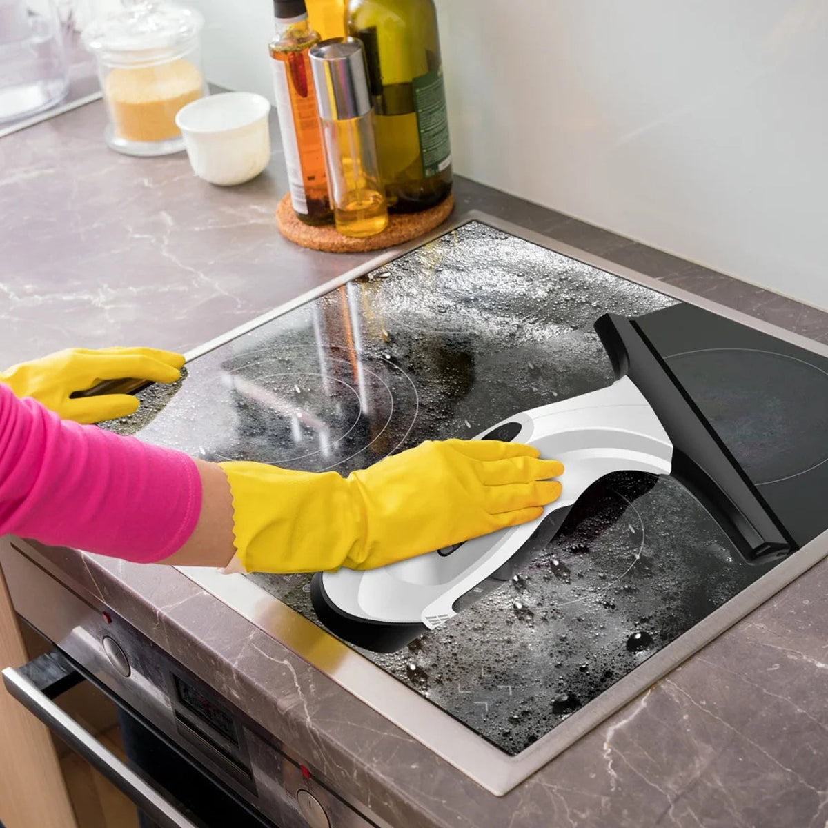 ClearVynu Cordless Window Vacuum Cleaner | Streak-Free Glass & Tile Cleaning UK