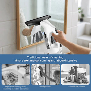ClearVynu Cordless Window Vacuum Cleaner | Streak-Free Glass & Tile Cleaning UK