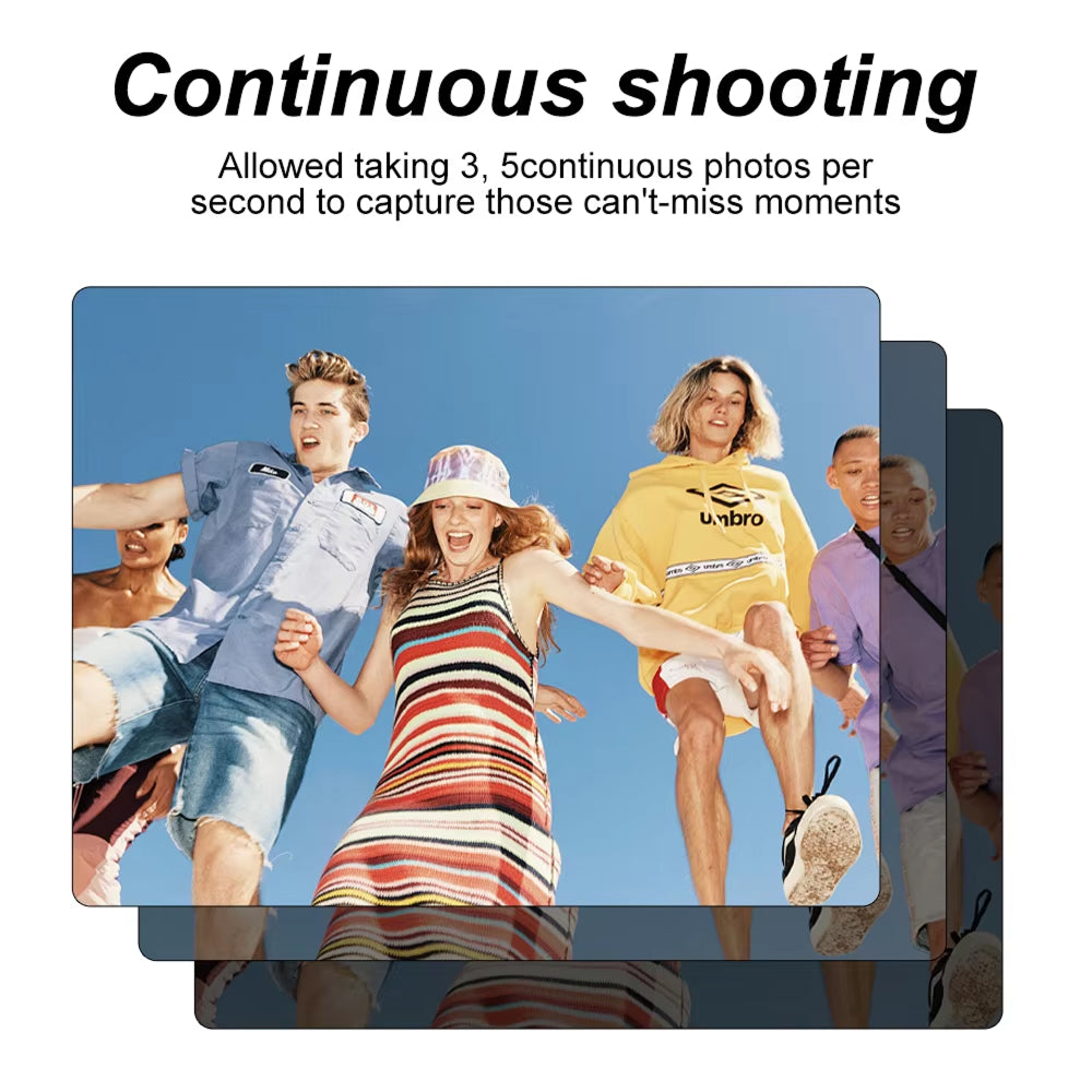 ClikTric 4K Vlog Camera with Flip Screen and WiFi