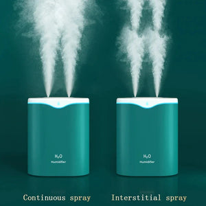 ClouDiaxi 2L Silent Cool Mist Humidifier with Dual Nozzle