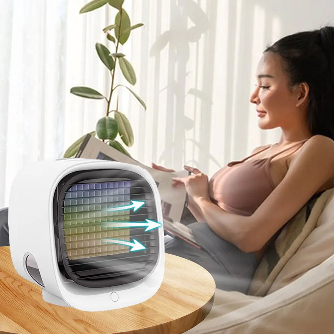 Coolevax Portable Personal Air Conditioner with Insta-Cool™ Tech