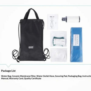 PureDropy Portable 10L Gravity Water Filter for Camping & Hiking UK