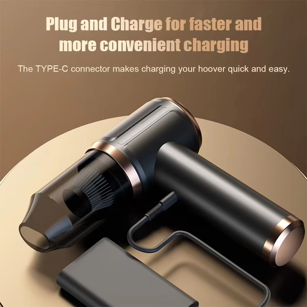 DashiDust 5-in-1 Car Vacuum Cleaner | 45000Pa Cordless Suction