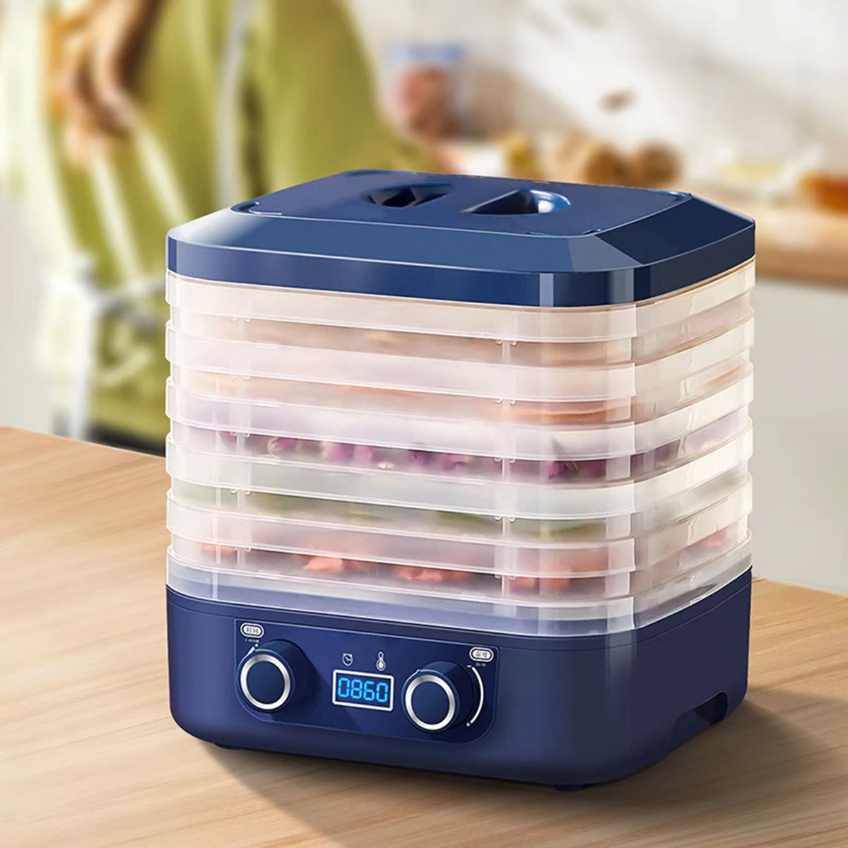 Dehyvex 5-Tier Food Dehydrator with 360° Airflow