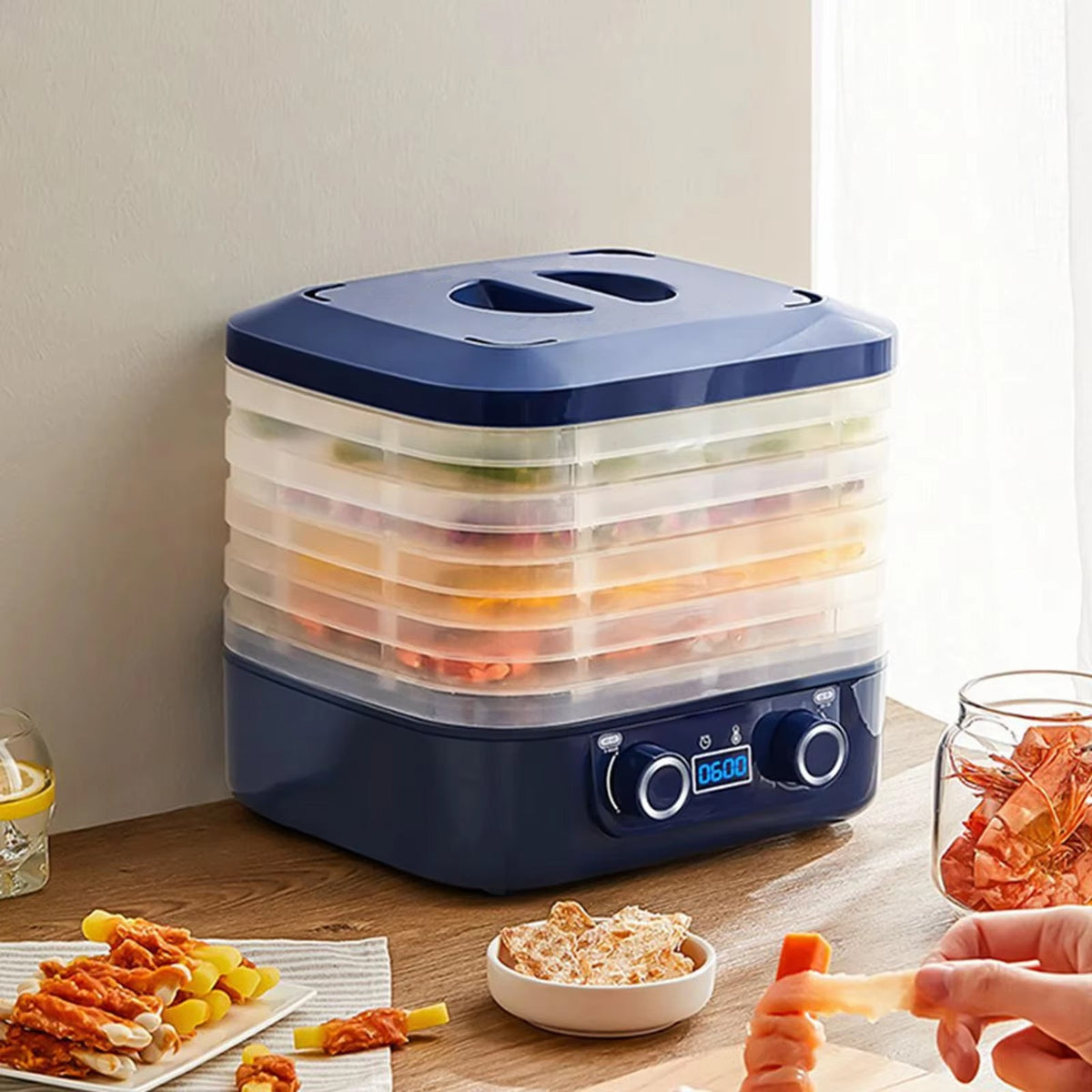 Dehyvex 5-Tier Food Dehydrator with 360° Airflow