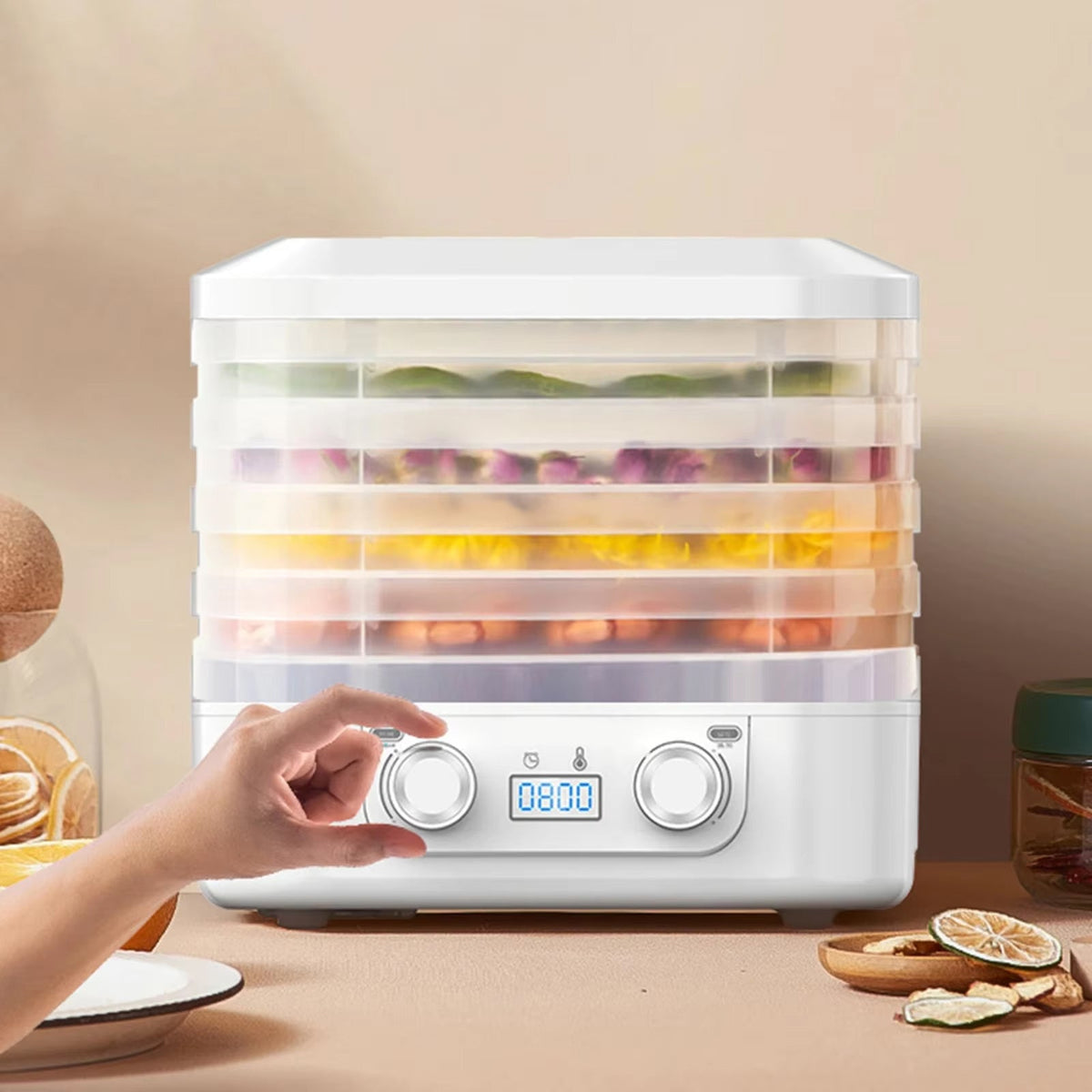 Dehyvex 5-Tier Food Dehydrator with 360° Airflow