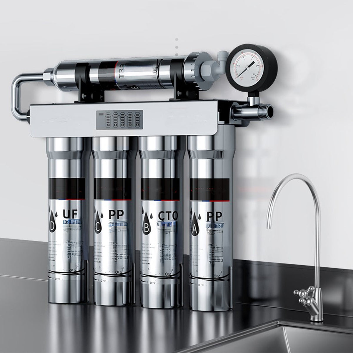 DripiSeal 5-Stage Under Sink Water Filtration System