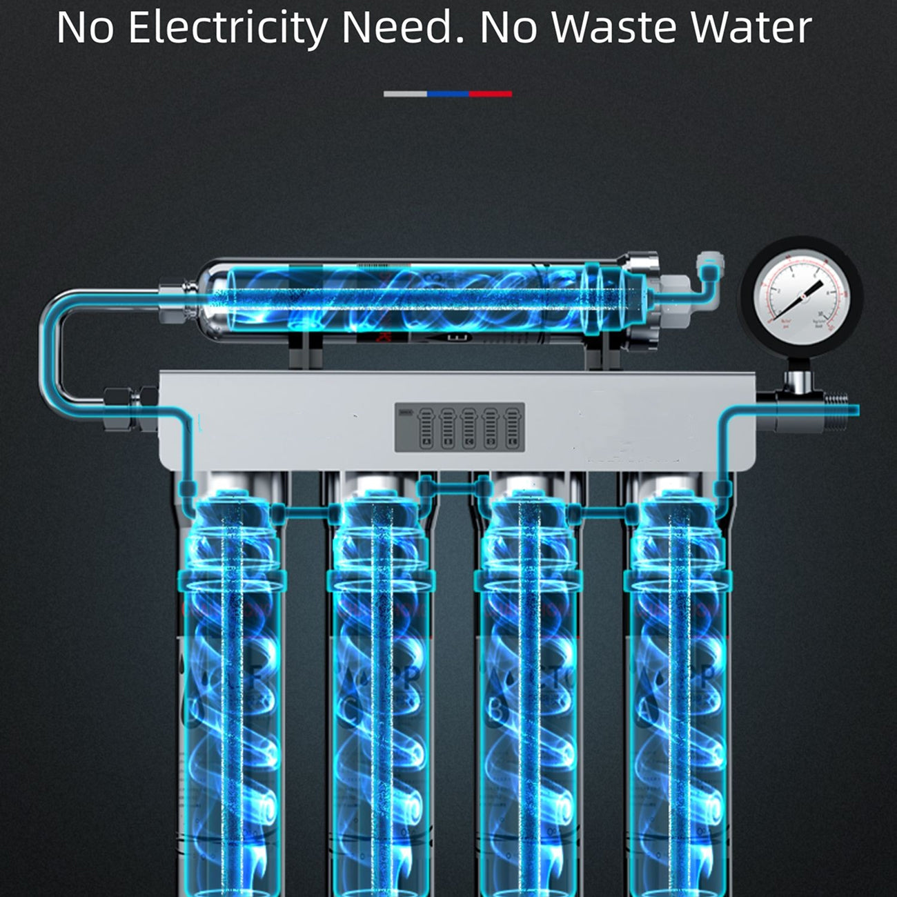 DripiSeal 5-Stage Under Sink Water Filtration System