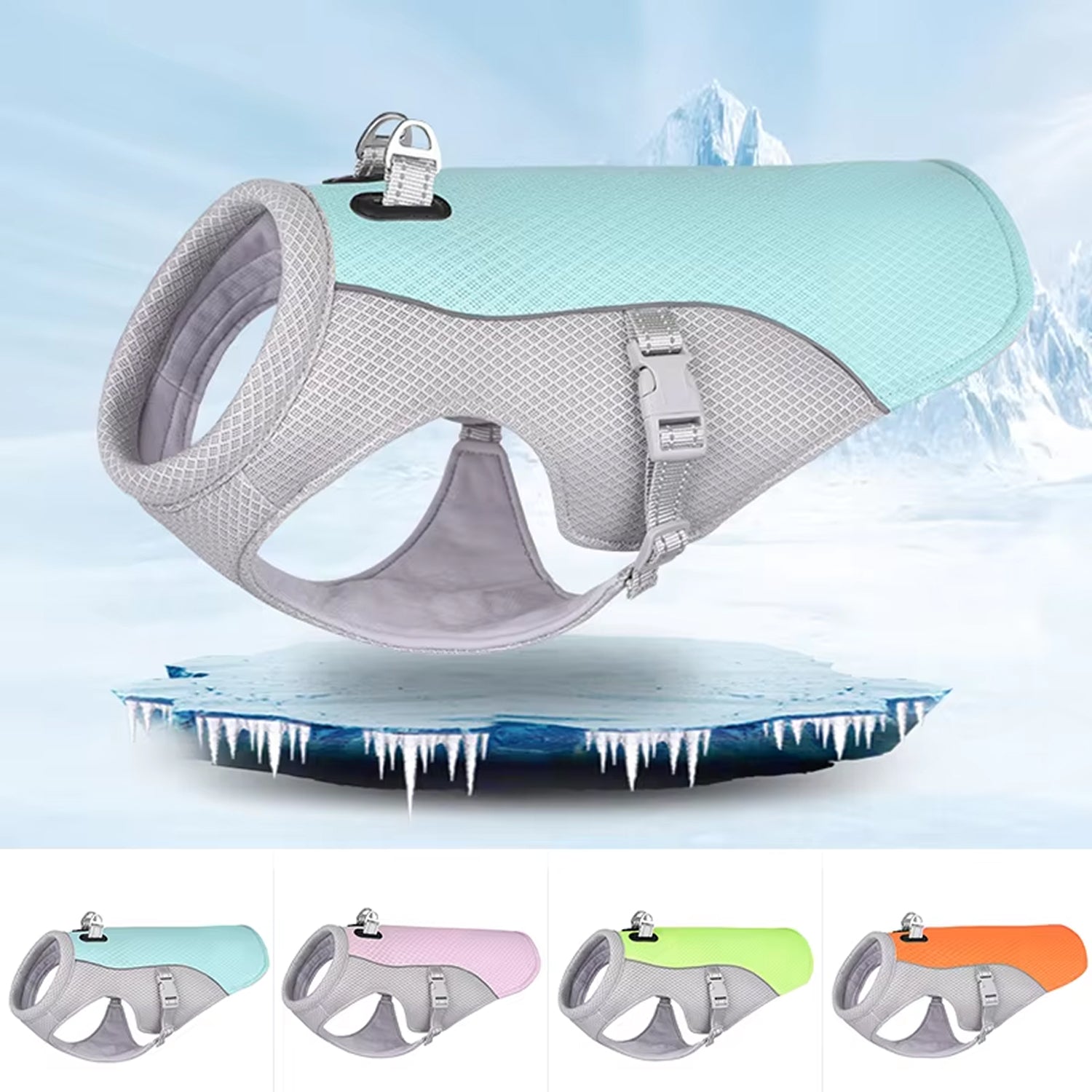 Drupiolaf Dog Cooling Vest - Water-Activated Pet Cooling Support