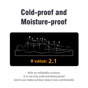 DuoRestor Inflatable Double Camping Mattress for Couples