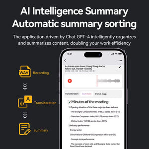 EchoScrib AI Note Taker & Automated Transcription Device