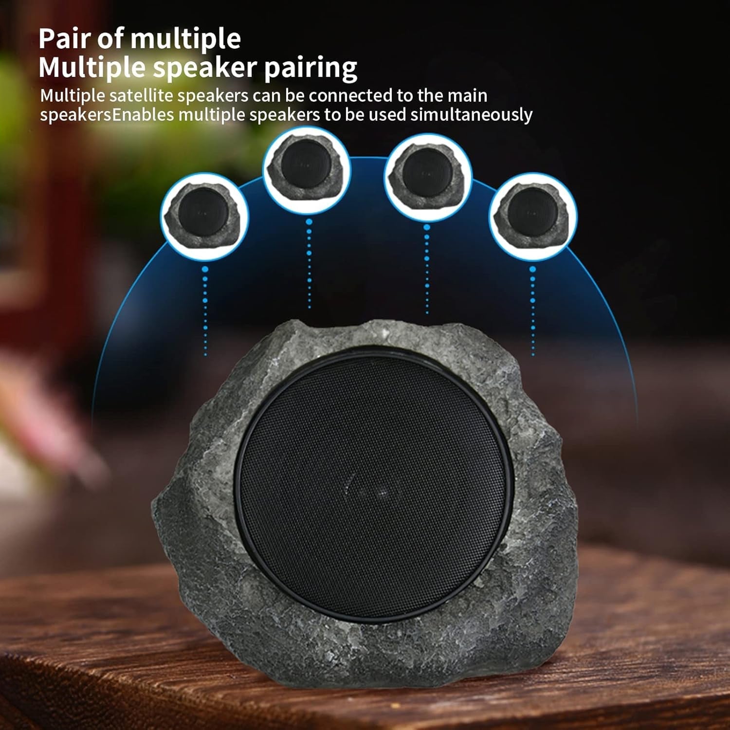 SoniiBloom Solar Powered 360 Degree Outdoor Garden Speaker