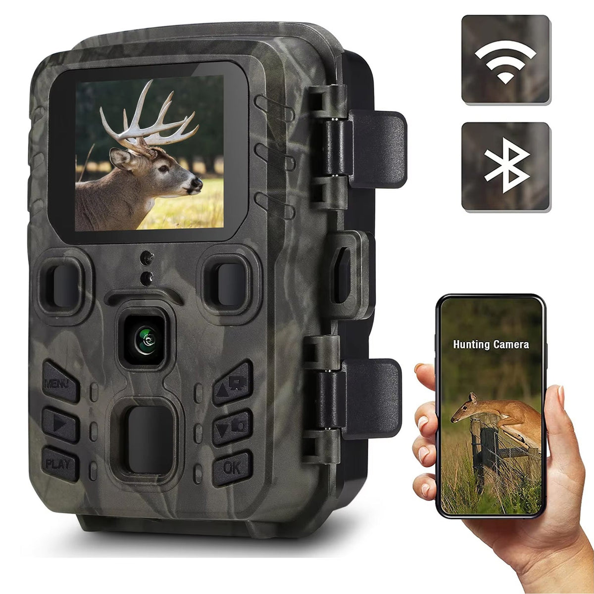 FaunPeak WiFi Wildlife Camera | 20MP HD Night Vision Trail Cam