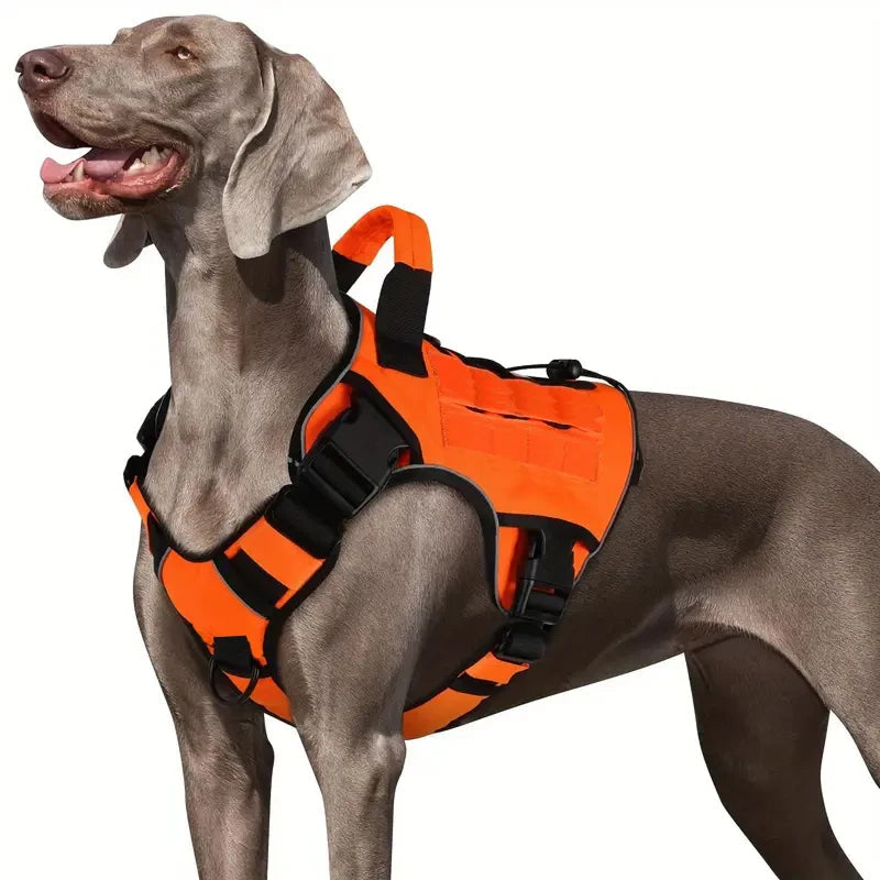 FangRidox Tactical No-Pull Dog Harness for Medium Large Dogs