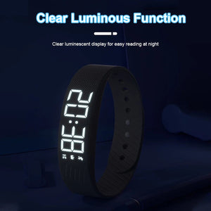 FlickoWake Silent Vibration Alarm Band with 3D Pedometer