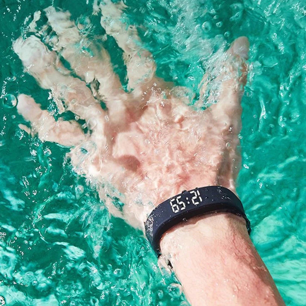 FlickoWake Silent Vibration Alarm Band with 3D Pedometer
