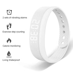 FlickoWake Silent Vibration Alarm Band with 3D Pedometer