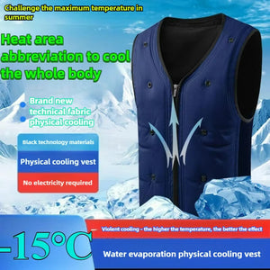 Frozakes Evaporative Cooling Ice Vest for Outdoor Work