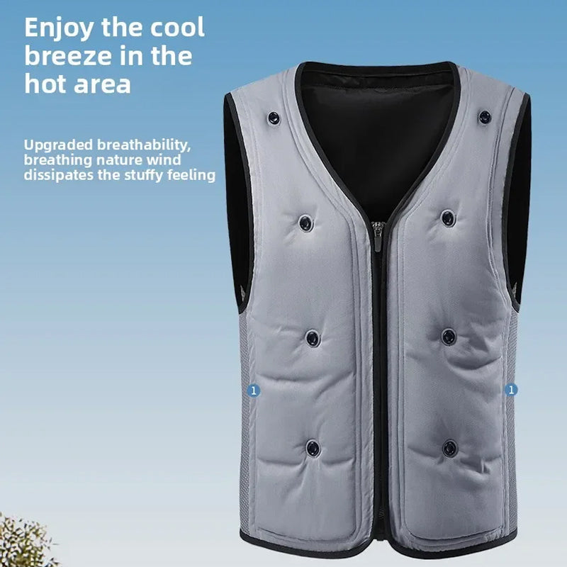 Frozakes Evaporative Cooling Ice Vest for Outdoor Work