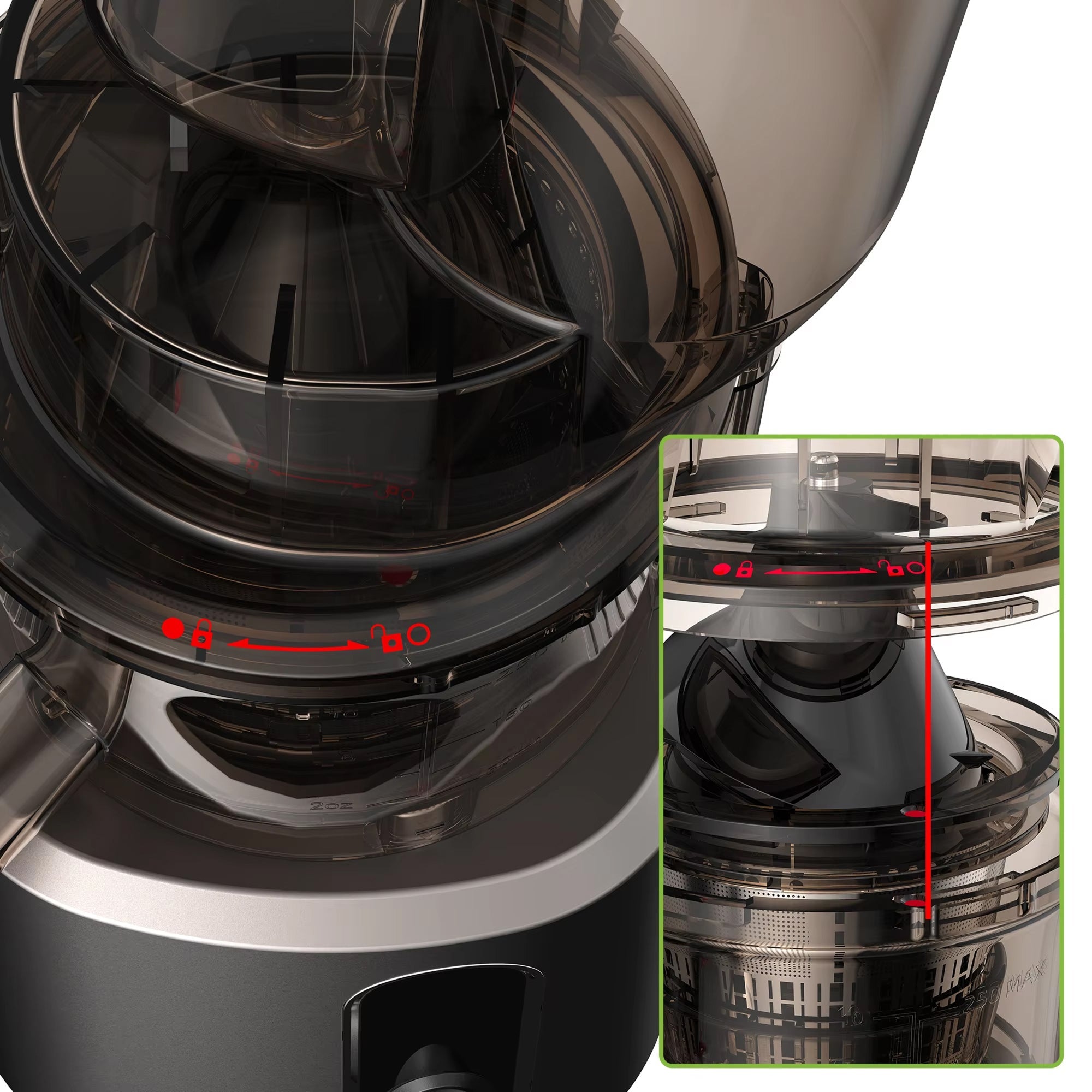 FruitTusii Slow Masticating Cold Press Juicer UK