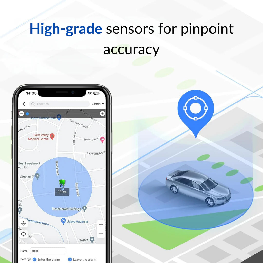 FynxPath 4G Real-Time Car GPS Tracker - Magnetic Security Device