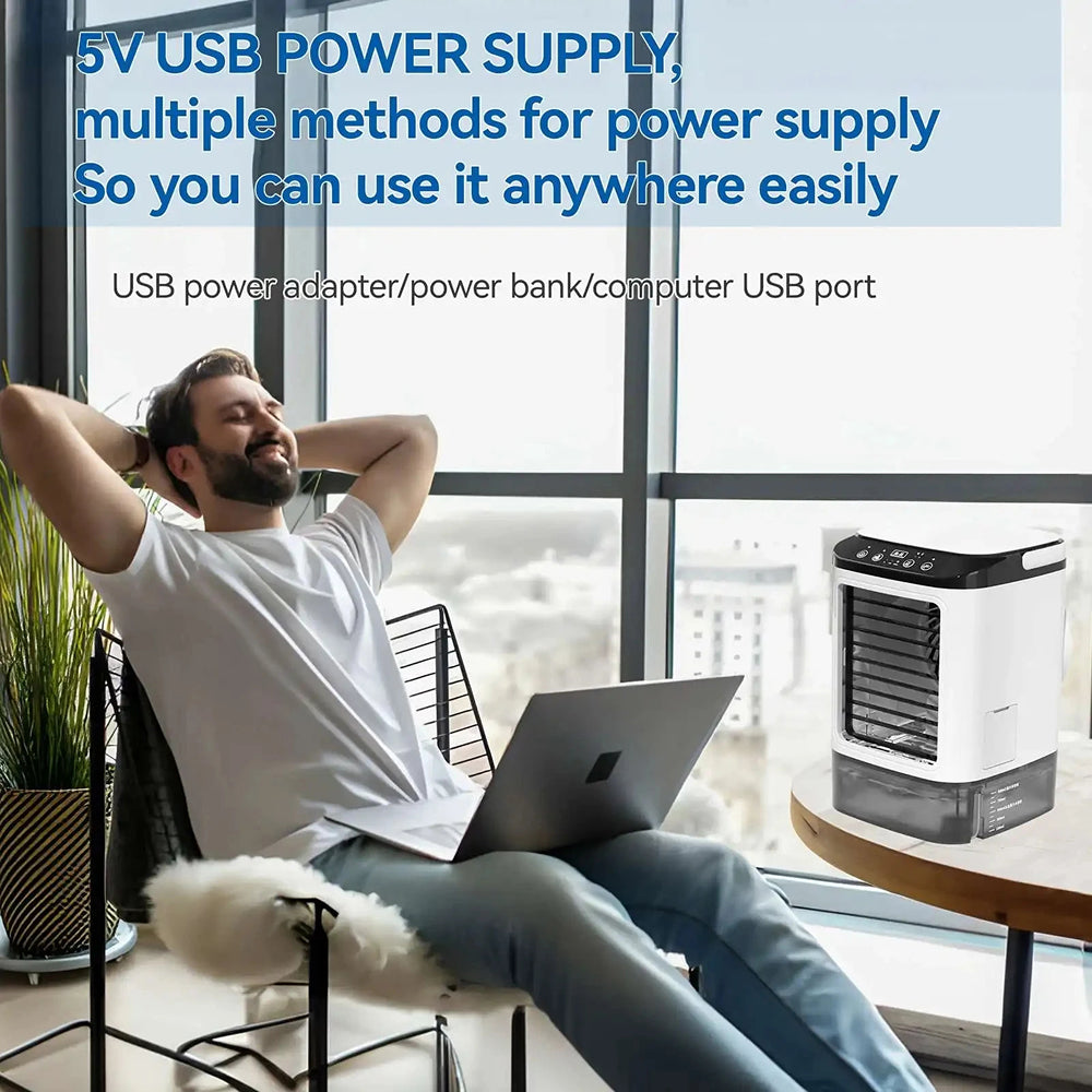 GlaciVyex Portable Air Conditioner and Personal Humidifier