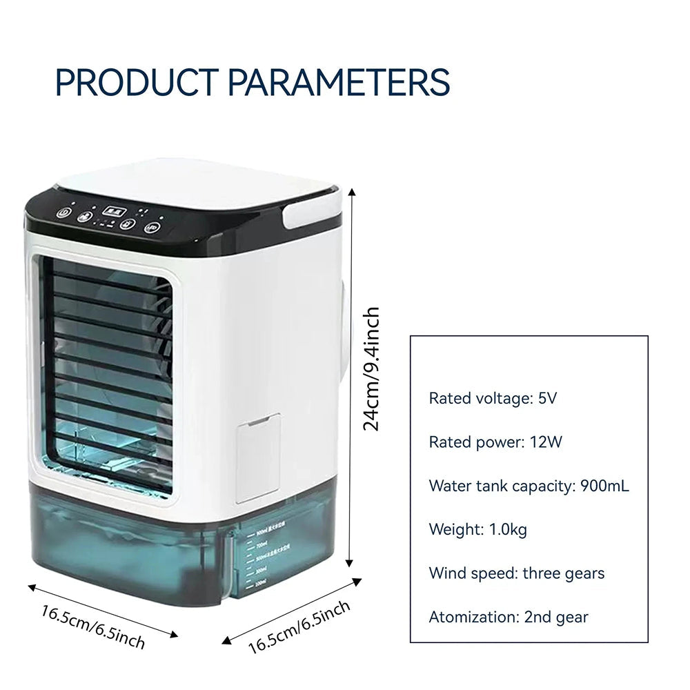 GlaciVyex Portable Air Conditioner and Personal Humidifier