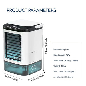 GlaciVyex Portable Air Conditioner and Personal Humidifier