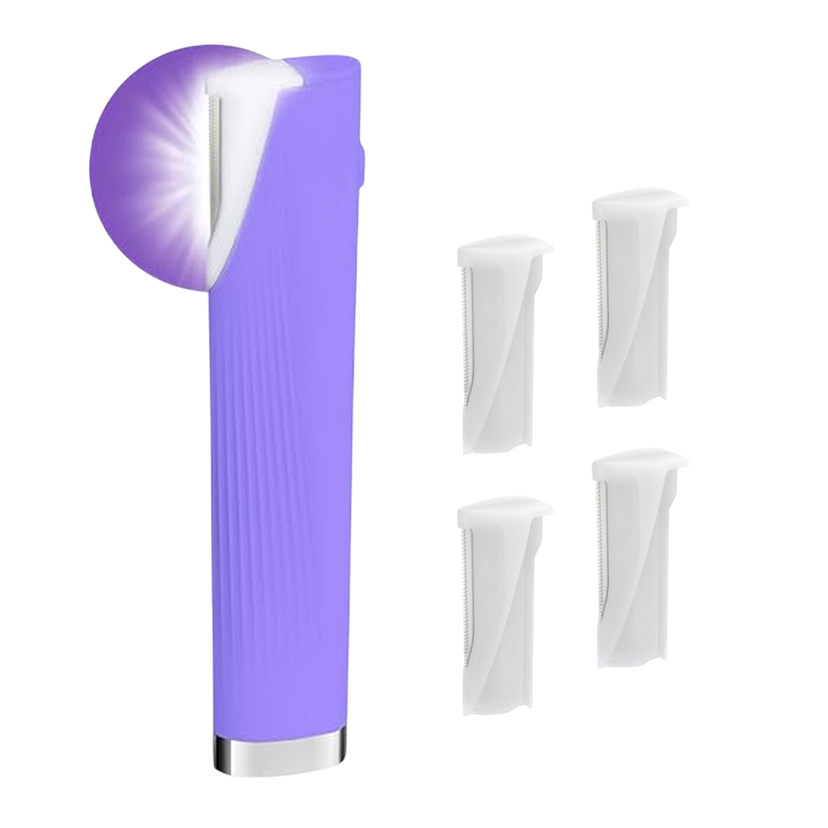 Glassyox Sonic Dermaplaning Device for Facial Exfoliation and Hair Removal