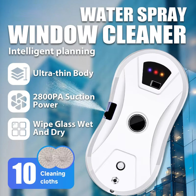 GlovaBoto Automatic Window Cleaning Robot with Smart Spray