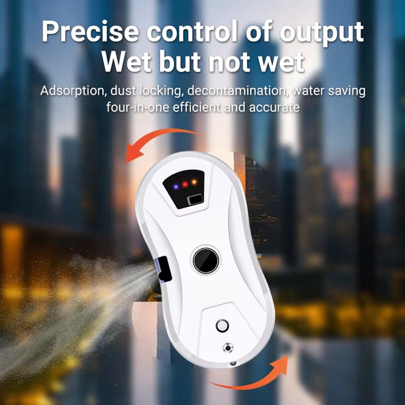 GlovaBoto Automatic Window Cleaning Robot with Smart Spray