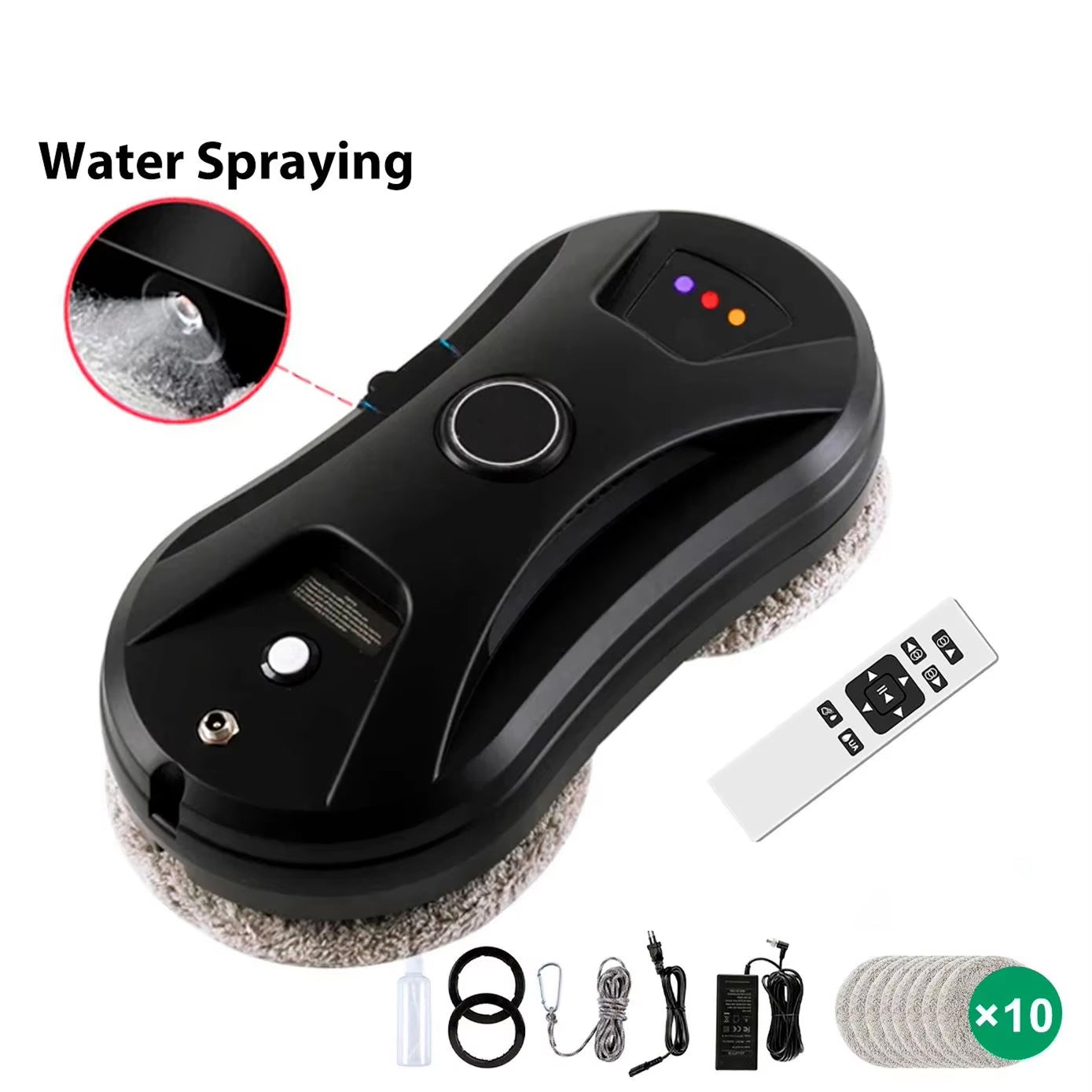 GlovaBoto Automatic Window Cleaning Robot with Smart Spray