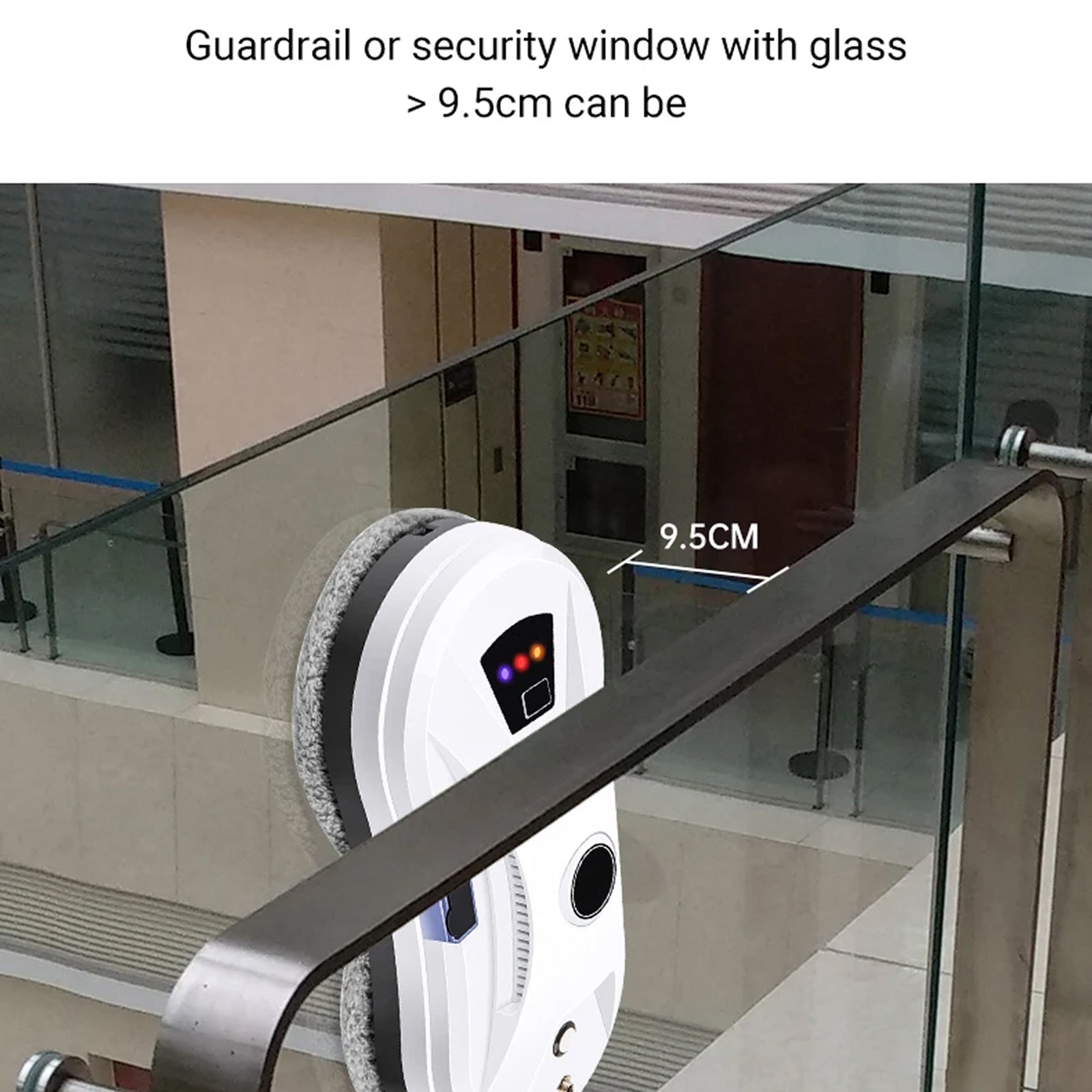 GlovaBoto Automatic Window Cleaning Robot with Smart Spray