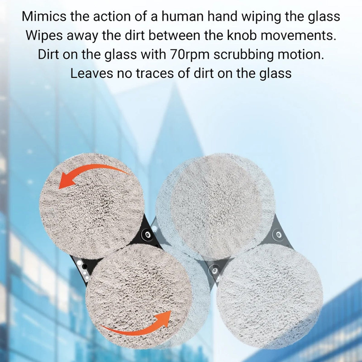GlovaBoto Automatic Window Cleaning Robot with Smart Spray