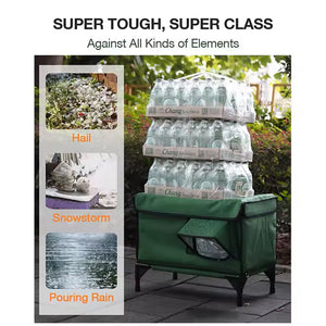 HeatoPury Heated Outdoor Cat House | Waterproof Winter Cat Shelter