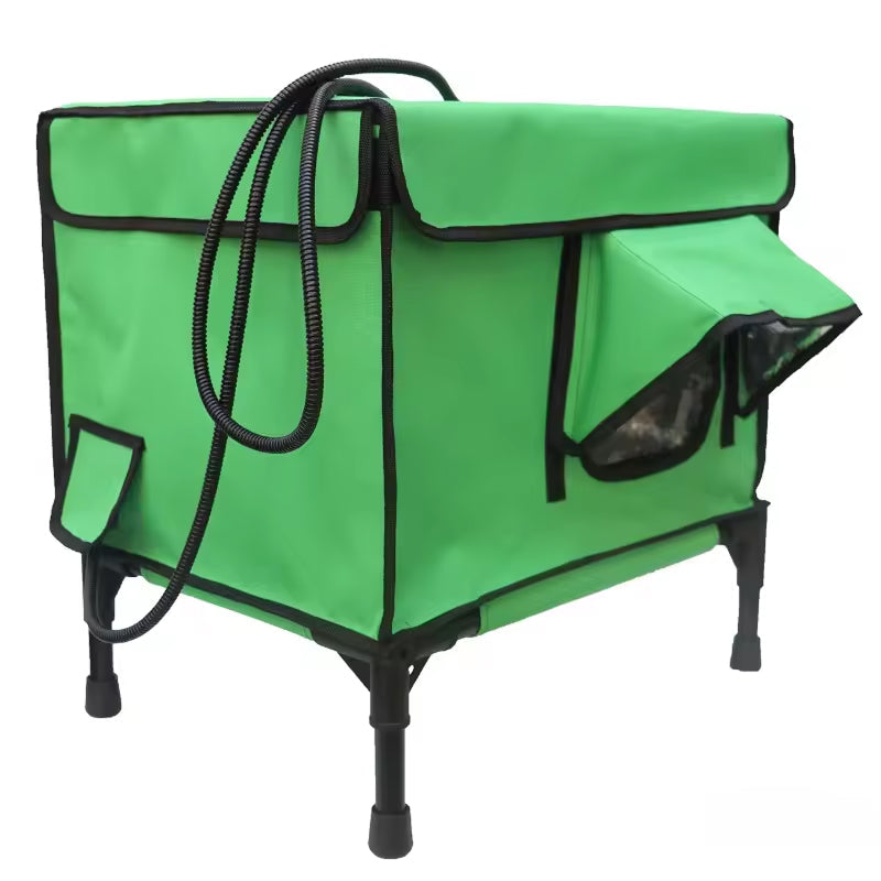 HeatoPury Heated Outdoor Cat House | Waterproof Winter Cat Shelter