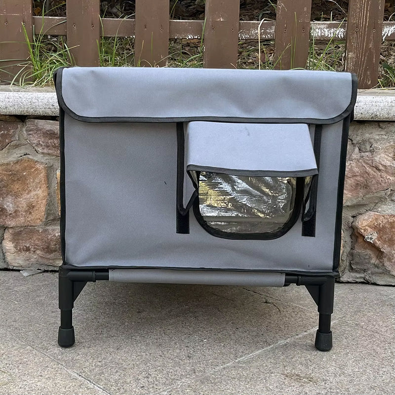 HeatoPury Heated Outdoor Cat House | Waterproof Winter Cat Shelter