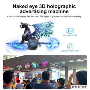 Holovoxy 3D Hologram Fan LED Floating Display UK