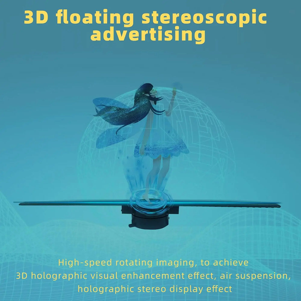 Holovoxy 3D Hologram Fan LED Floating Display UK
