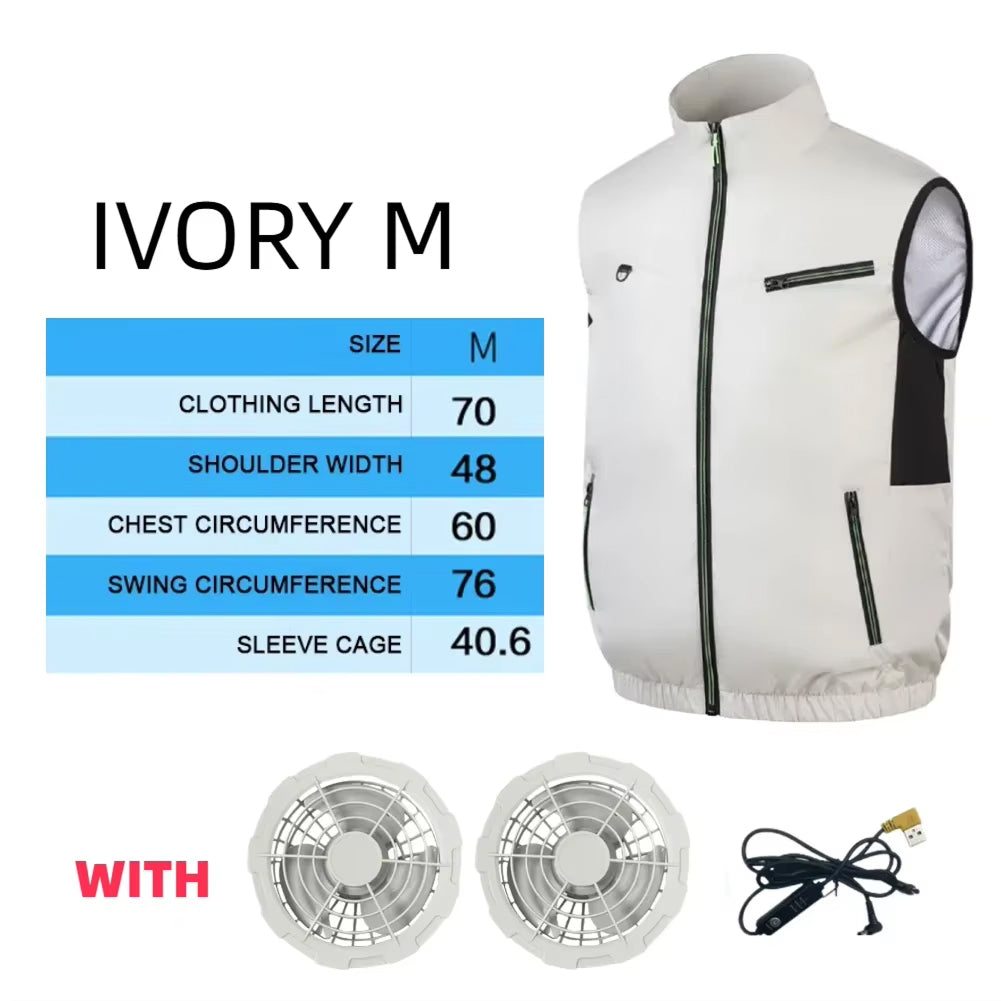 IcyZapek Cooling Ice Vest for Outdoor Work and Exercise