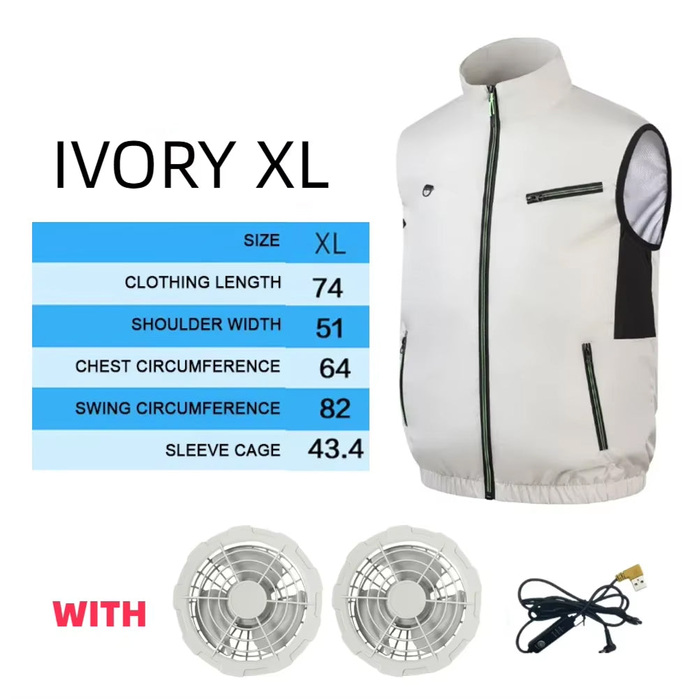 IcyZapek Cooling Ice Vest for Outdoor Work and Exercise