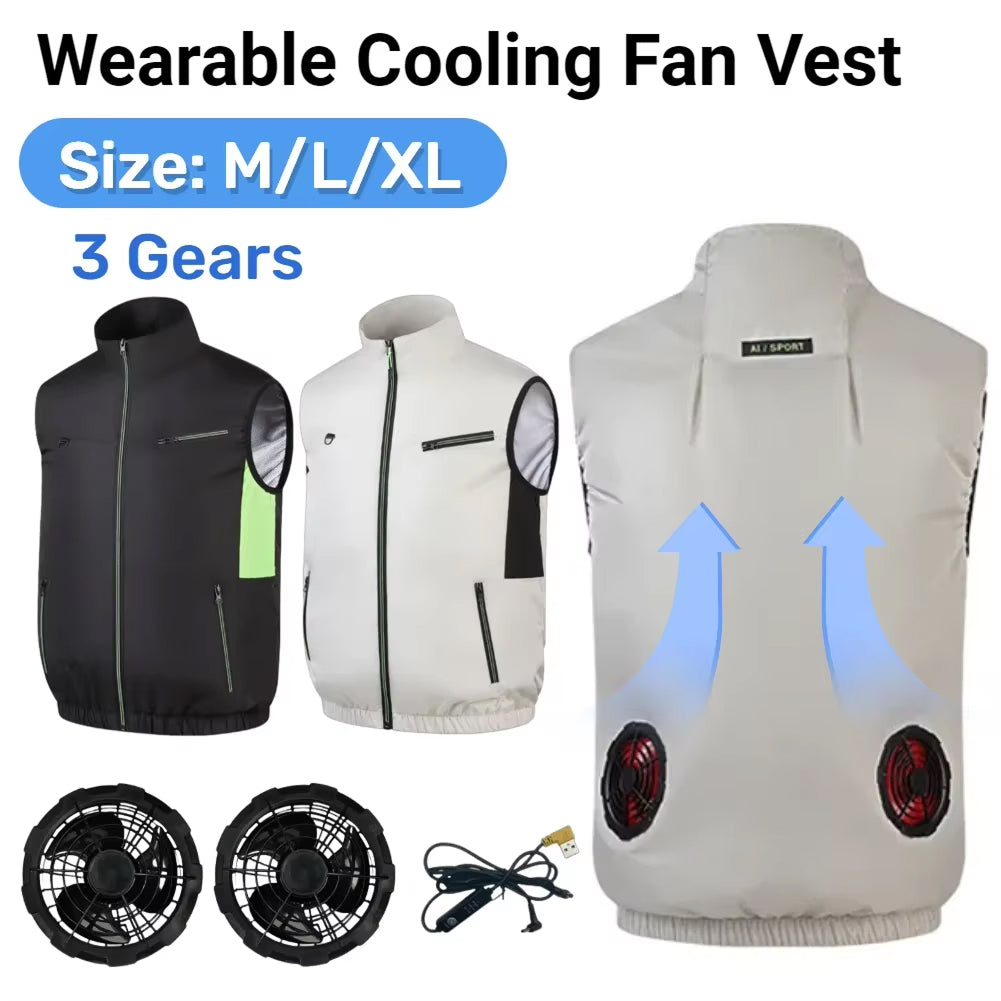 IcyZapek Cooling Ice Vest for Outdoor Work and Exercise