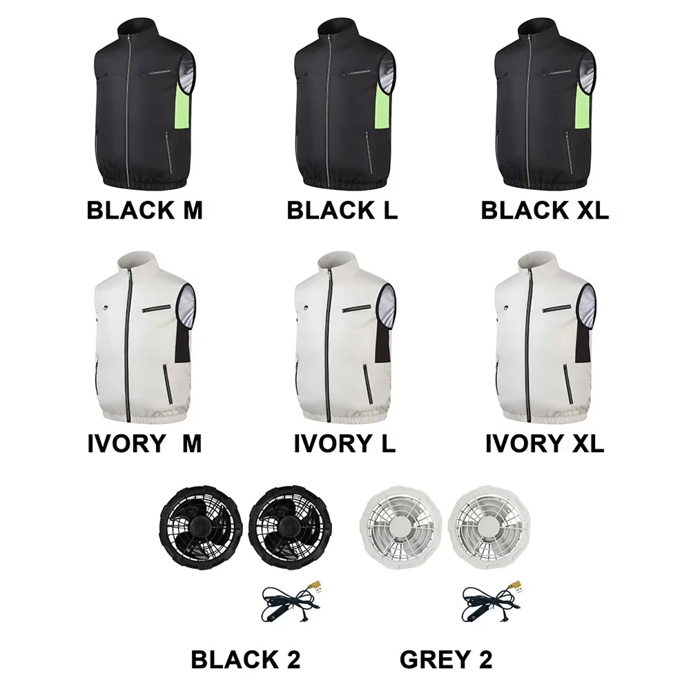 IcyZapek Cooling Ice Vest for Outdoor Work and Exercise