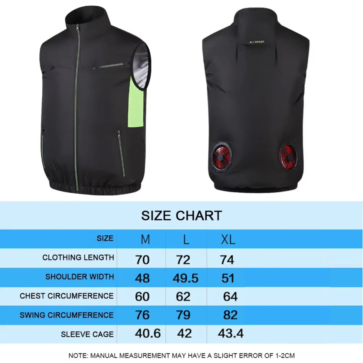 IcyZapek Cooling Ice Vest for Outdoor Work and Exercise