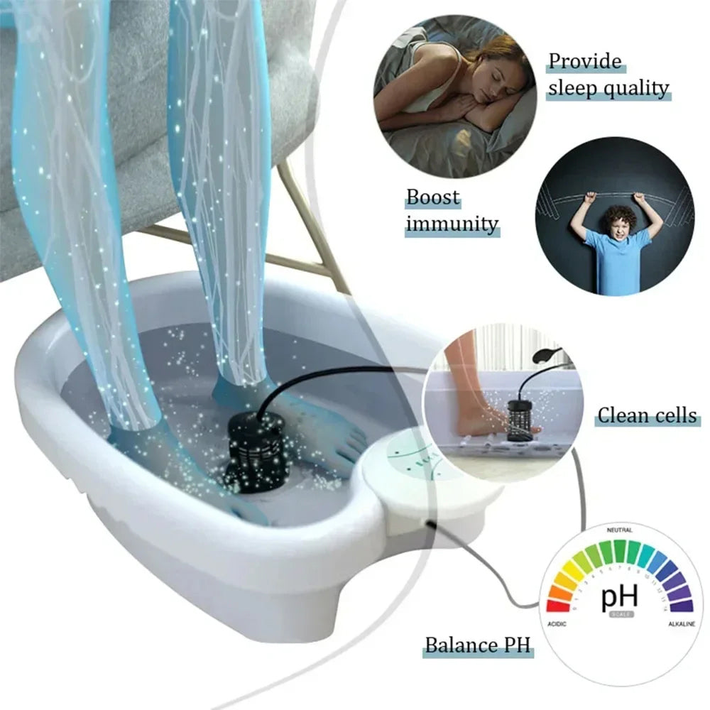Ionnalux Ionic Foot Detox Machine with Built-In Massage
