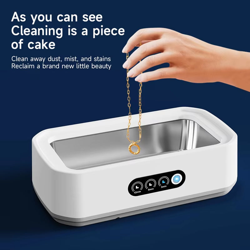 JewelyClin 47KHz Ultrasonic Jewellery and Glasses Cleaner