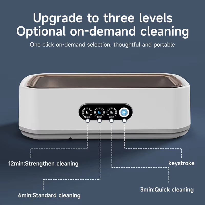 JewelyClin 47KHz Ultrasonic Jewellery and Glasses Cleaner